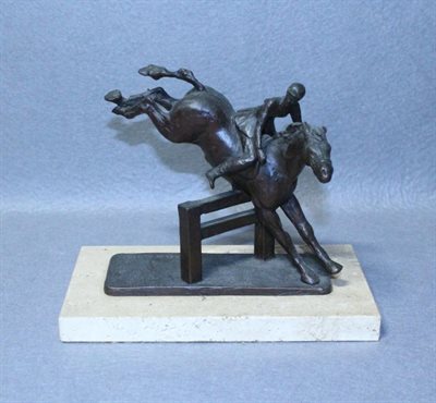 Bronze statuette  af rytter